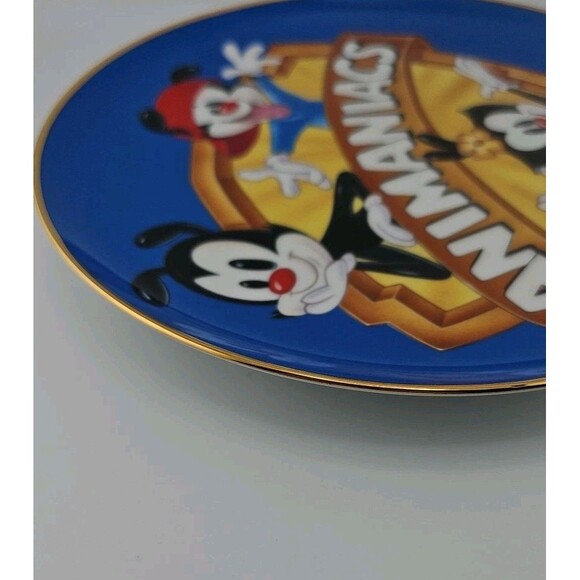 1994 ANIMANIACS Wakko Yakko Dot Warner Bros. Limited Edition Plate 004/2500 - Picture 9 of 10